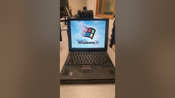 IBM Thinkpad 600e startup