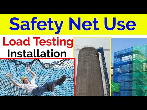 How to use Safety net at construction site / types of safety