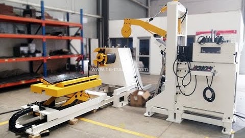 A customized decoiler straightener machine for 6.0mm copper material