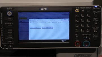 Savin - How to change the copier default settings