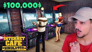 I Spend $100,000 DOLLARS To Upgrade Gaming Cafe | Internet Cafe Simulator 5