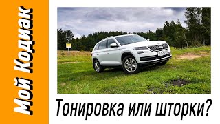 Мой КОДИАК. Тонировка или шторки? Что я выбрал || Skoda KODIAQ 2.0 TSI DSG Style