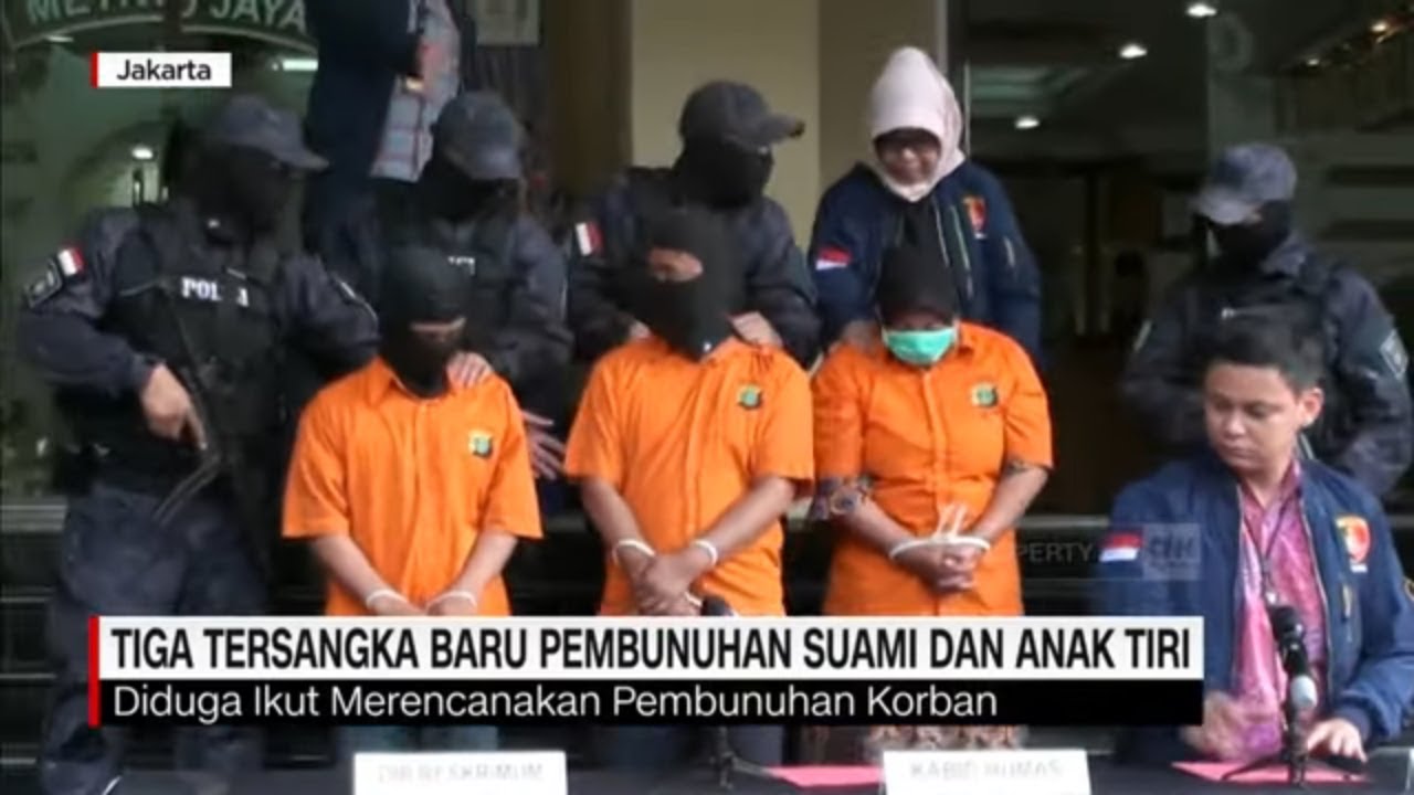 Polisi Tangkap 3 Tersangka Baru Pembunuhan Suami Dan Anak Tiri Youtube