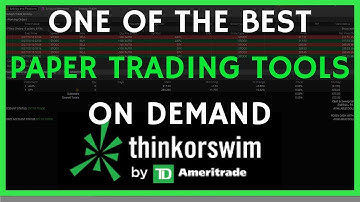 Thinkorswim On Demand Paper Trading Tutorial 2022