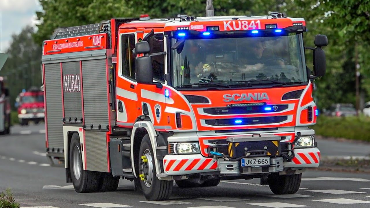 [20+ UNITS!] *BIG* Fire Truck Parade in Nurmijärvi, Finland – 100 Years Celebration!