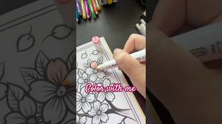 Coloring Cherry Blossoms 🌸 | Relaxing Art from Flowers: Coloring Book | Creativity & Relaxation