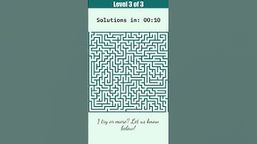 Can You Solve These 3 Maze Puzzles? 🧩 Quick Brain Game!