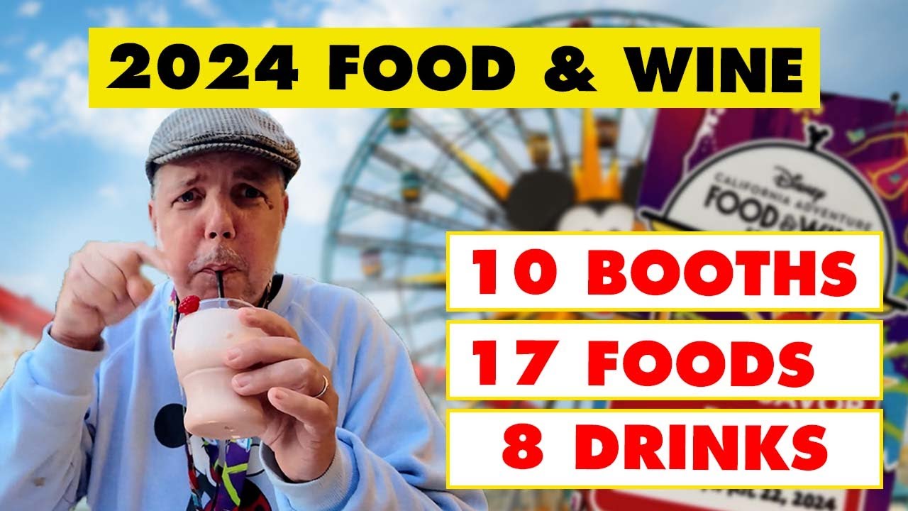 We tried EVERY FOOD and LOTS of drinks at the 2024 Food and Wine Festival