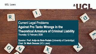 Against Pro Tanto Wrongs in the Theoretical Armature of Criminal Liability