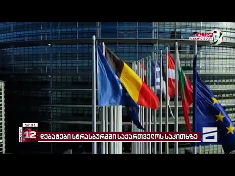სტრასბურგში, ევროპის საბჭოში საქართველოზე დებატები მიმდინარეობს