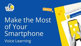 Free Smartphone & Digital Communication Course | VOICE Module 3 – Digital Skills