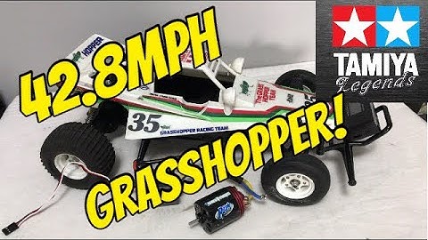 Tamiya Grasshopper! GPS Speed Run 😂👊🏻
