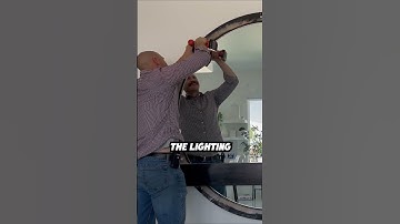 S32. 60" Floating Shelf & Mirror