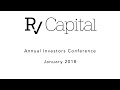 RV Capital's Annual Investors Conference 2018