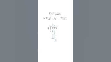 4th Grade Long Division: 672 ÷ 4  ✅💯 #maths #education #mathshorts #division #math