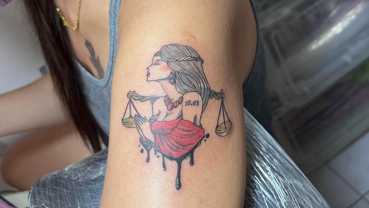 Libra Girl Tattoo
