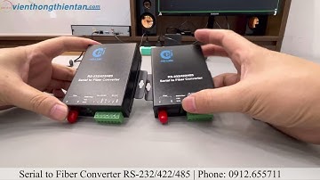 Bộ chuyển đổi quang sang RS485/422/232 I Model: HL-CRS-232/422/485-TRS I Phone: 0912.655711