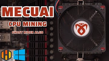MECUAI (MECU) - CPU Mining - GhostRider - CPU - A Step-by-Step Guide