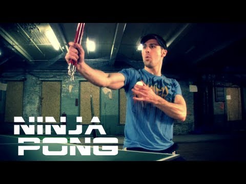 Ninja Ping Pong ( Ping Pong With Nunchucks )