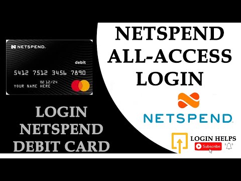 How to Login Netspend Prepaid Account Online? Login to Netspend All-Access