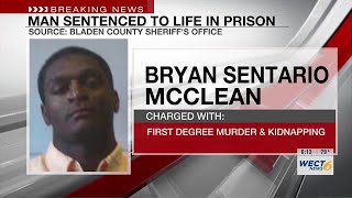 Man sentenced to life in prison for 2021 Bladen County murder and kidnapping