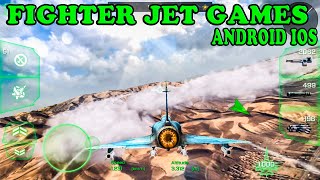 5 Fighter Jet Games On Android iOS | Aircraft Combat Games screenshot 1