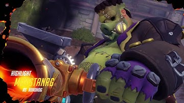 [ PC ] Overwatch Team Deathmatch Black Forest Roadhog Highlight Knockoff and Long Range Hook