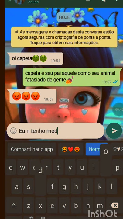 fake chat- minha irmΓ£ insuportavel !( o iphone) vd completo no meu canal ^3^ #youtela #fakechat