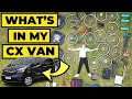 What to bring to a cyclocross race  whats inside my cx van  matteos cx series ep4