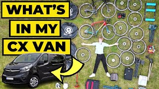 WHAT TO BRING TO A CYCLOCROSS RACE | What's Inside My CX Van | Matteo's CX Series Ep.4