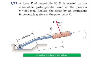 052 Engineering Mechanics : Statics (Ch 2 )/ Solved Problems / ( الميكانيك الهندسي ) حل مسائل ستاتيك