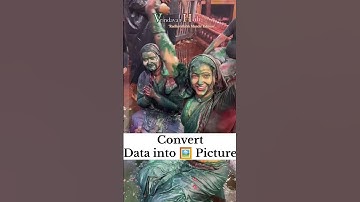 Convert Data Into Image in Excel #excel #shortsfeed #picture