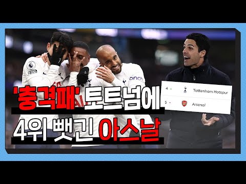 &amp;#39;0:3 충격패&amp;#39; 토트넘에게 4위 빼앗긴 아스날, 아스날은 왜 중요할 때 무너졌을까? [전술 분석]