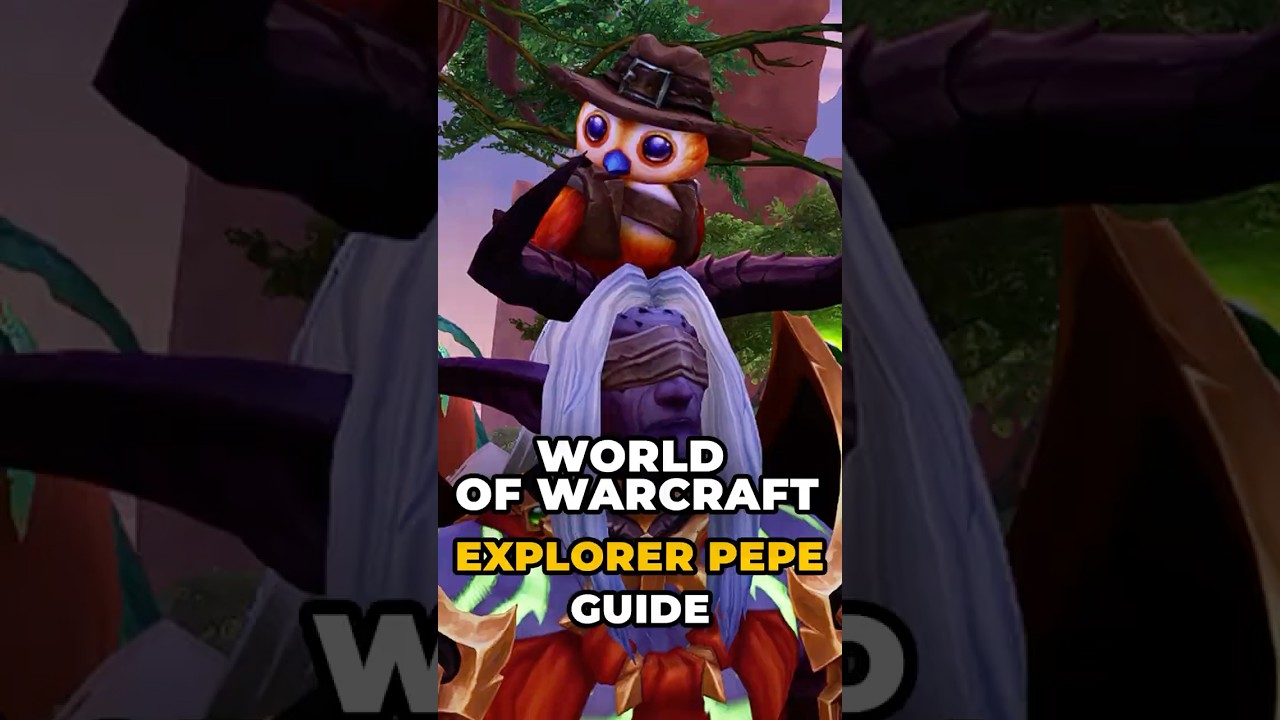 Как разблокировать исследователя Пепе в WoW 