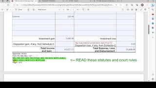 PC 584 Account of Fiduciary Long Form