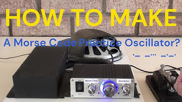 Morse Code Practice Oscillator with IC 555 and Push Pull Amplifier.