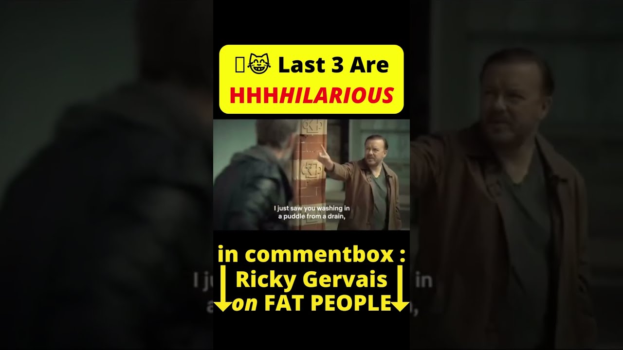 Ricky Gervais ||😹😂The End - Best Afterlife Insults (part 2)#shorts