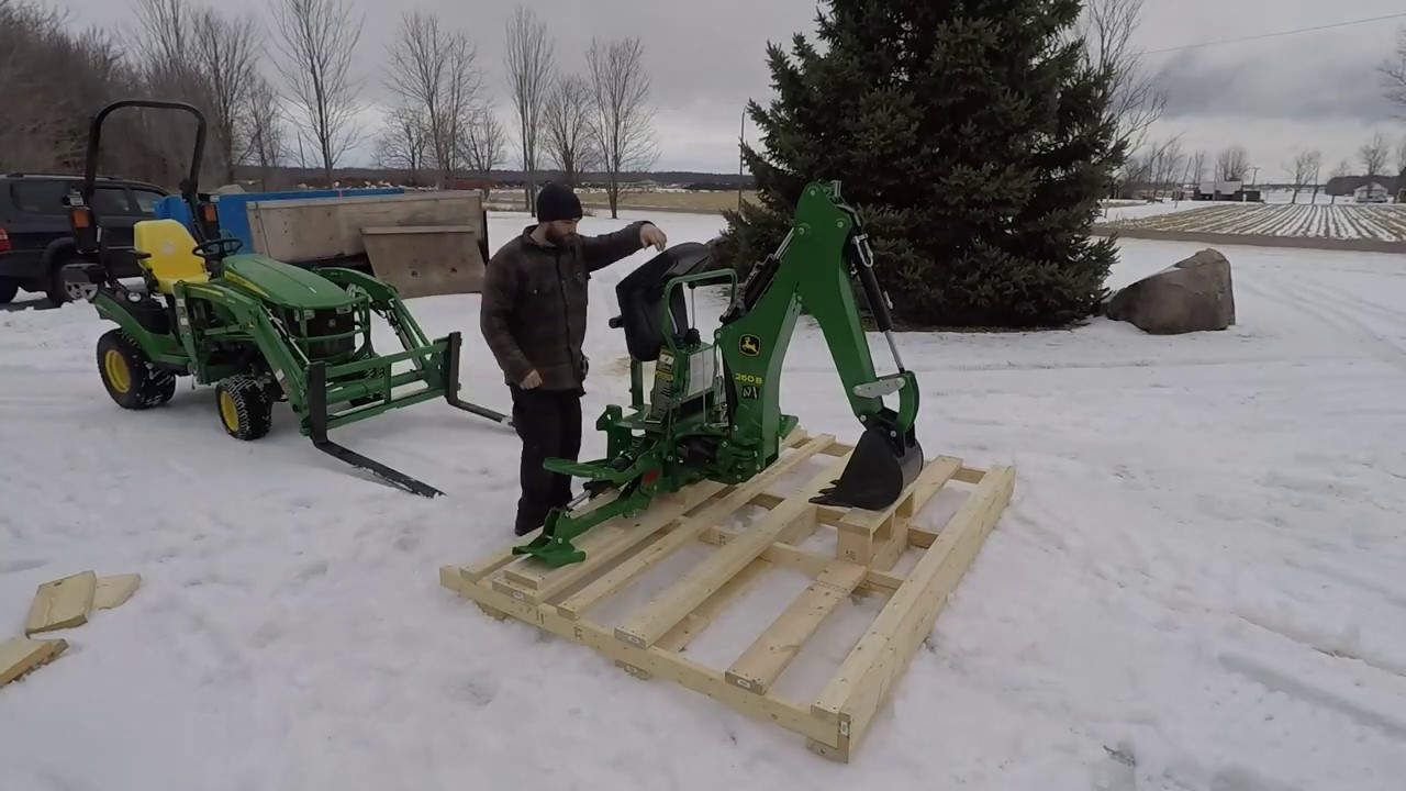 John Deere Backhoe Attachment >> Can the John Deere 1025R lift its own attachments ? 260B ... John Deere Backhoe Attachment >> Can the John Deere 1025R lift its own attachments ? 260B ...