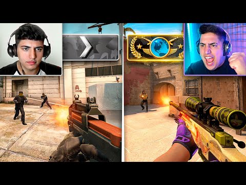 7 anos em 1 vídeo... MINHA EVOLUÇÃO no CS:GO do PRATA 1 ao GLOBAL (de 2016 a 2023)