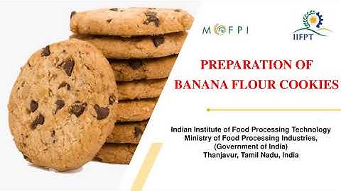 PowerPoint Presentation on Banana Flour Biscuit Processing (under PMFME Scheme) - ENGLISH