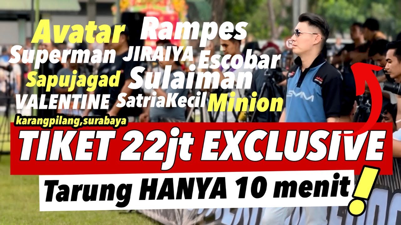 [EXCLUSIVE] MURAIBATU TERBAIK‼️TIKET 22 JUTA SMM PERANG BINTANG MURAIBATU||MB MINION KETEMU ESCOBAR 