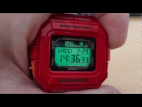 Casio G-Shock GLX-5500A-4 G-Lide - YouTube