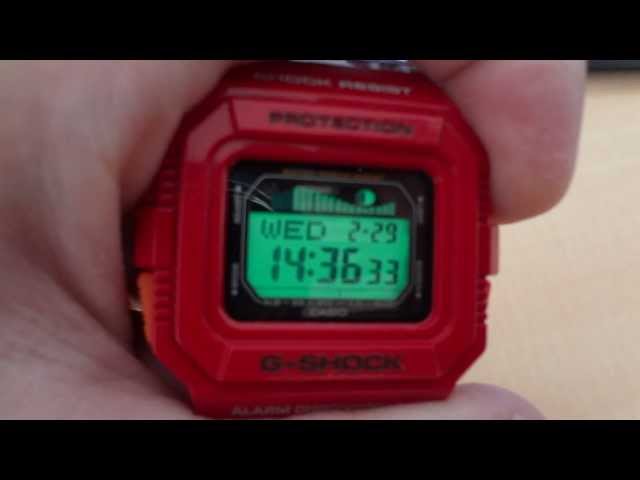 CASIO / G−SHOCK / GLX−5500A G-LIDE Casio G-Shock GLX-5500A-4 G-Lide - YouTube