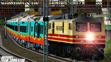 Ahmedabad - Chennai Humsafar Express MSTS Open Rails Journey Part 1