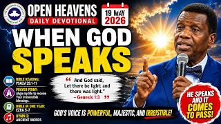 When God Speaks| Tues, May 19, 2026| Open Heavens Devotional| #openheavens