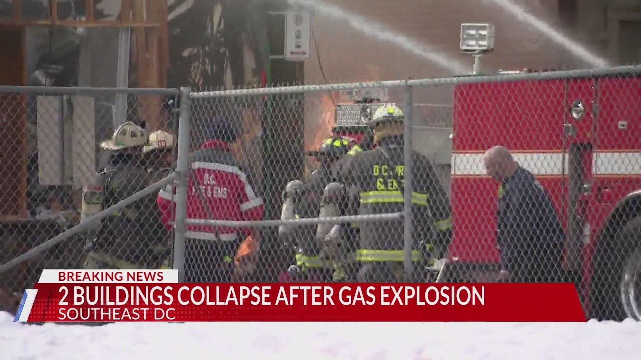 Gas Explosion Causes Building to Collapse on Marion Barry Avenue in ...
