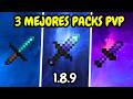 TOP 3 Mejores Texture Packs PVP para Minecraft 1.8.9 2026