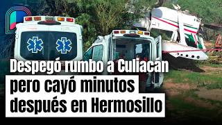Mechanical failure causes light aircraft to crash in Hermosillo; injuries reported