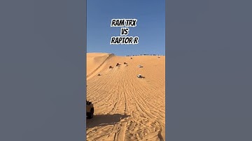Ram TRX vs Raptor R in the sand dunes #ramtrx #raptorR