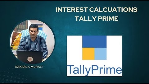 interest calculation in tally #thinksmartsolutions #tirupati in telugu